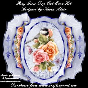 Rosy Glow Pop-out Card Kit