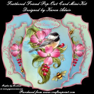 Feathered Friends Pop-out Card Mini-kit