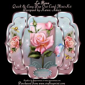 La Rosa Quick & Easy Pop-out Card Mini-kit