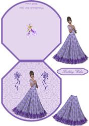 Isn't She Lovely - Octagonal Shaped Wobble Card