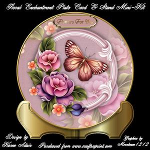 Floral Enchantment - Plate Card Mini-kit