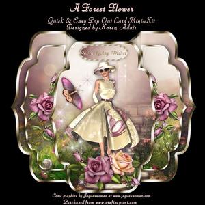 A Forest Flower - Quick & Easy Pop-out Card Mini-kit