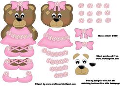 Rosie the Ballerina Bear Step-by-step Sheet