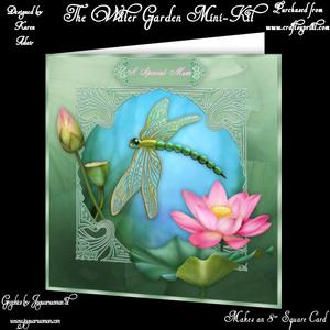 The Water Garden 8" Square Card Mini-kit