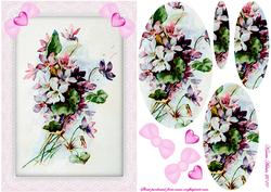 Flower Spray and Lace