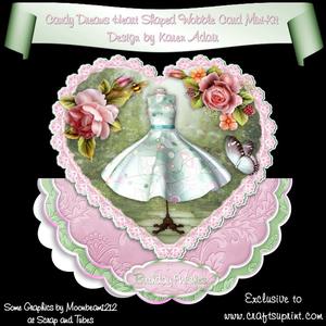 Candy Dreams Heart Shaped Wobble Card Mini-kit