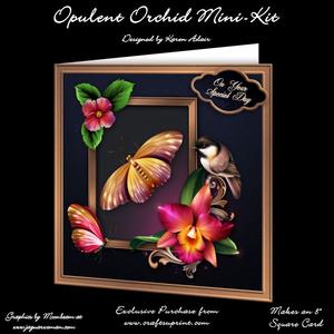 Opulent Orchid 8" Square Card Mini-kit