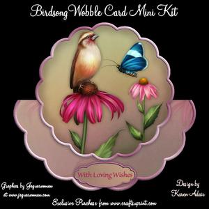 Birdsong - Wobble Card Mini-kit
