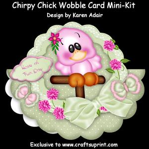 Chirpy Chick Wobble Card Mini-kit