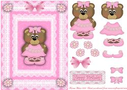 Rosie the Ballerina Bear 'n Lace