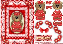 Ruby the Ballerina Bear 'n Lace