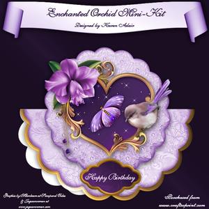 Enchanted Orchid Wobble Card Mini-kit