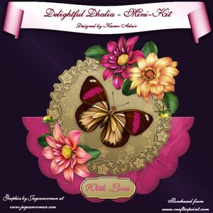 Delightful Dahlias - Wobble Card Mini-kit