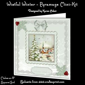Wistful Winter 8" Square Card Pyramage Mini-kit