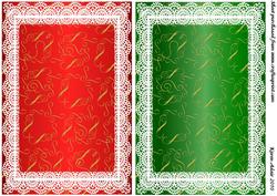 Lace Card Bases Swirls 1