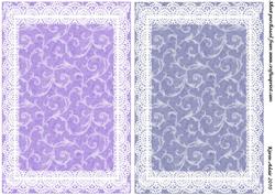 Lace Frames - Leafy Swirls 1
