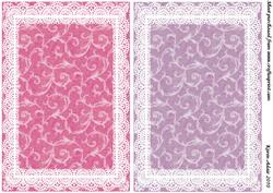 Lace Frames - Swirly Leaves 2