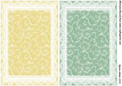 Lace Frames - Leafy Swirls 3