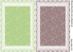 Lace Frames - Swirly Leaves 4