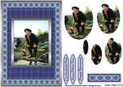 Gone Fishing 2 Pyramid Card Front