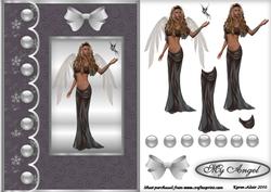 My Angel Step by Step Card Front