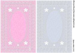 Butterfly Lace Frames/card Fronts 4