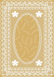 Butterfly Lace A4 Card Front in Beige