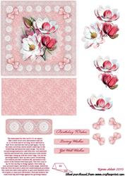 Magnolia Blossom Step by Step Easel Card
