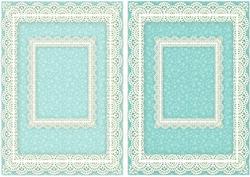 Lace Frame A5 Card Fronts - Floral 5