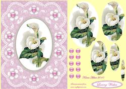 Lily 'n Lace Pyramid Card Front