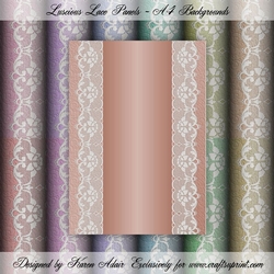 Luscious Lace Background Paper Pack