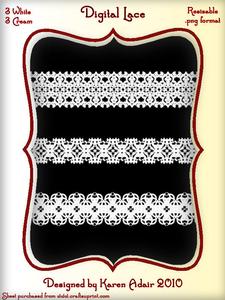 Lace Borders Digital Embellishment Set