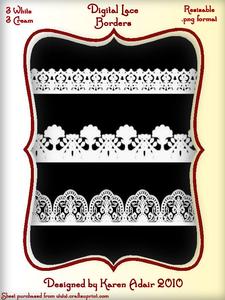 Lace Borders 2 Digital Embellishment Set