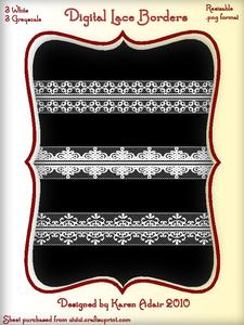 Lace Borders 3 Digital Embellishment Set