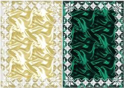 Art Deco Lace Frame 'n Satin A5 Card Fronts 3