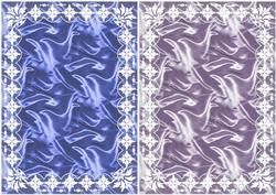 Art Deco Lace Frame 'n Satin A5 Card Bases 4