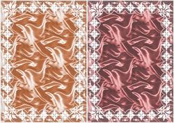 Art Deco Lace Frame 'n Satin A5 Card Fronts 6