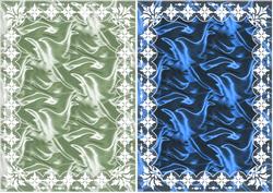 Art Deco Lace Frame 'n Satin A5 Card Fronts 7