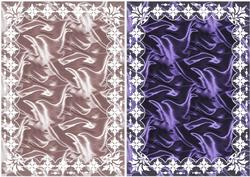 Art Deco Lace Frame 'n Satin A5 Card Fronts 9
