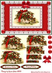 A Gift of Holly A5 Pyramid Card Front