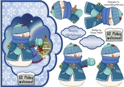 Snowflake Snowman