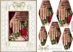 When Two Become One A5 Pyramid Card Front