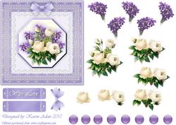 Roses, Violets 'n Lace Step by Step