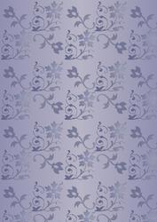 Floral Embossed Metallic in Lavender