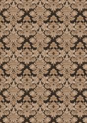 Textile - Brown & Gold