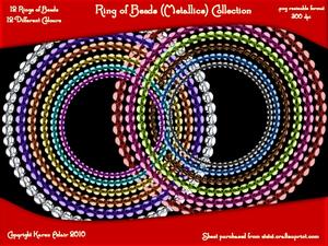 Rings of Beads - Metallics