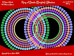 Rings of Beads - Brights