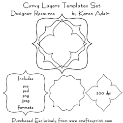 Curvy Layers Templates