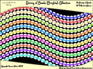 Strings of Beads - Brights