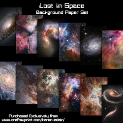 Lost in Space Background Paper Set